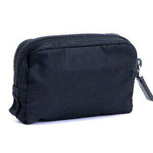 Prada Re Pouch Nylon Black Logo Triangle
